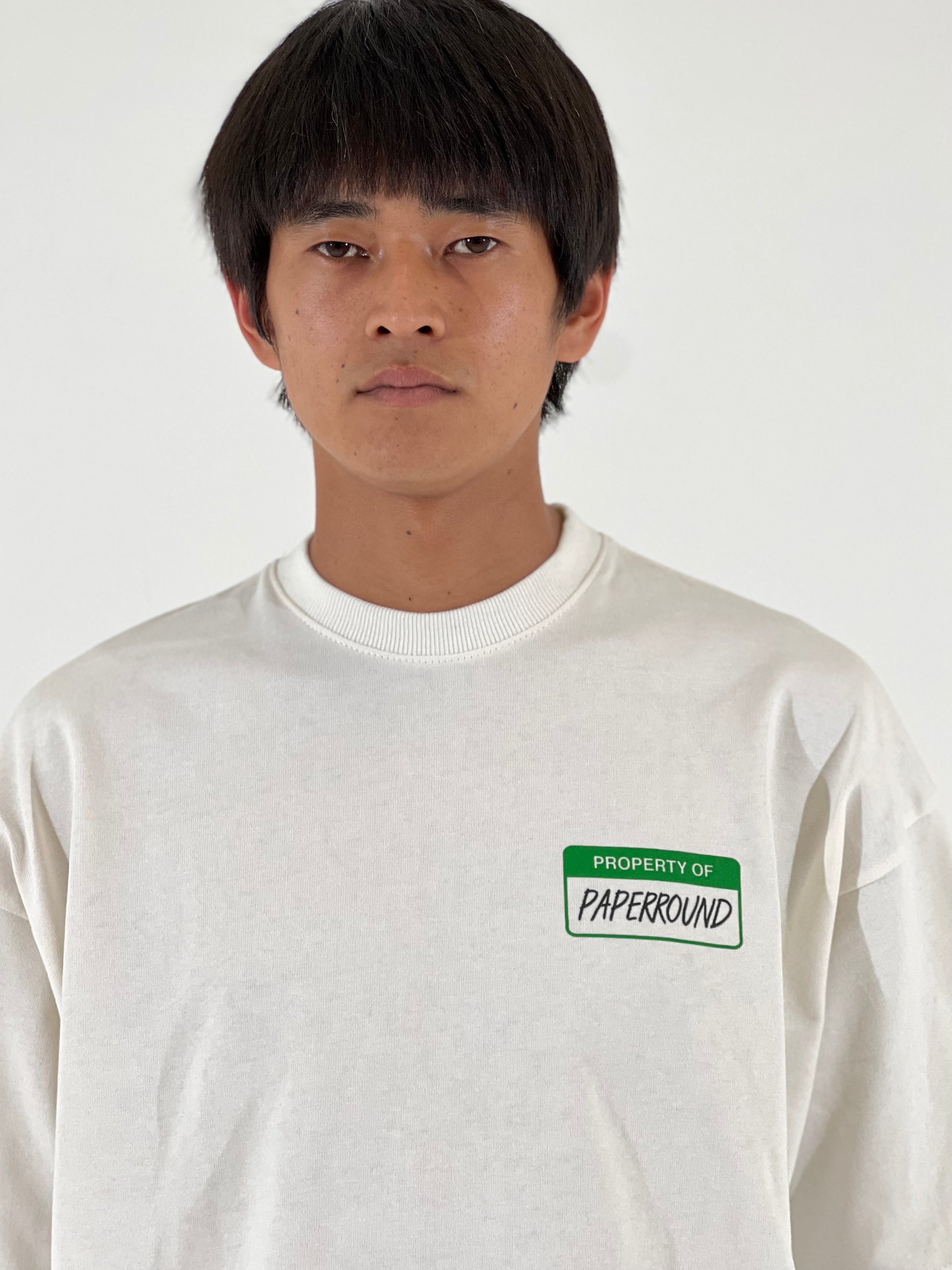 WHITE/GREEN TAG T SHIRT